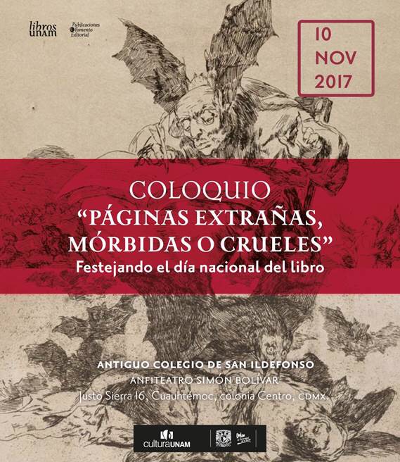 Abre UNAM espacio de reflexión para la cultura editorial extraña, mórbida y cruel