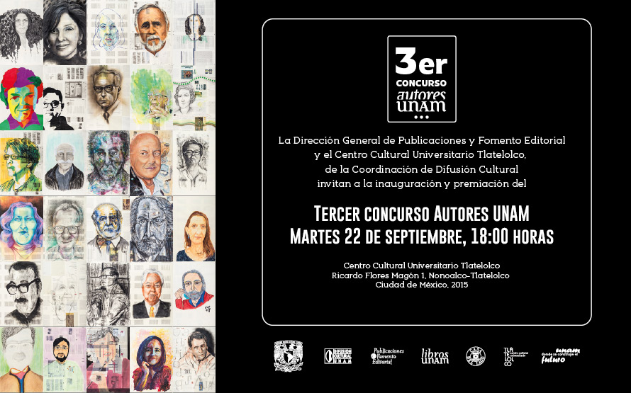 Premiación e inauguración de la exposición del  tercero Concurso Autores UNAM 