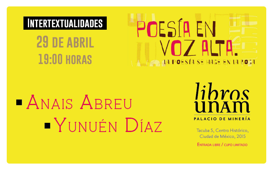 Poesía en voz alta. Intertextualidades