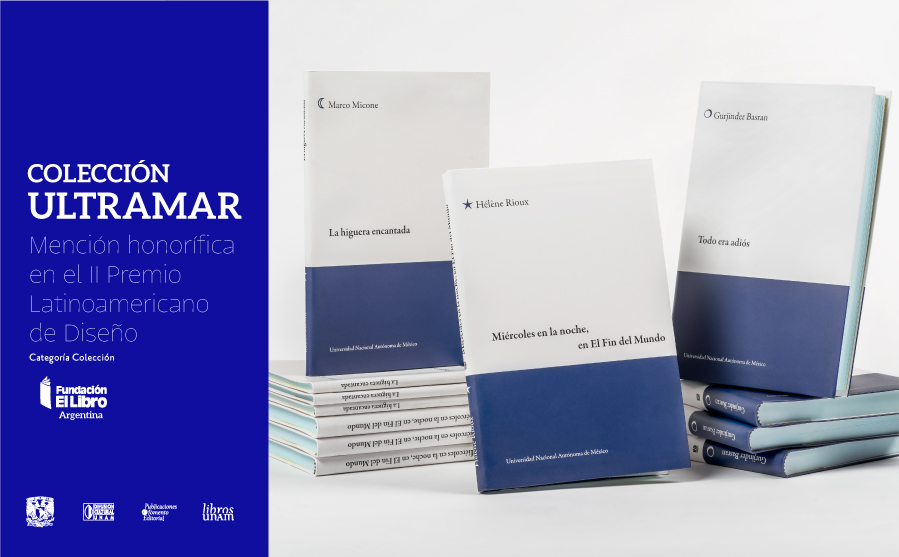 Recibe la Colección Ultramar mención honorífica en el  II Premio Latinoamericano al Diseño Editorial