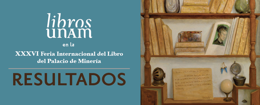 Resultados: Libros UNAM en la FIL Palacio de Minería