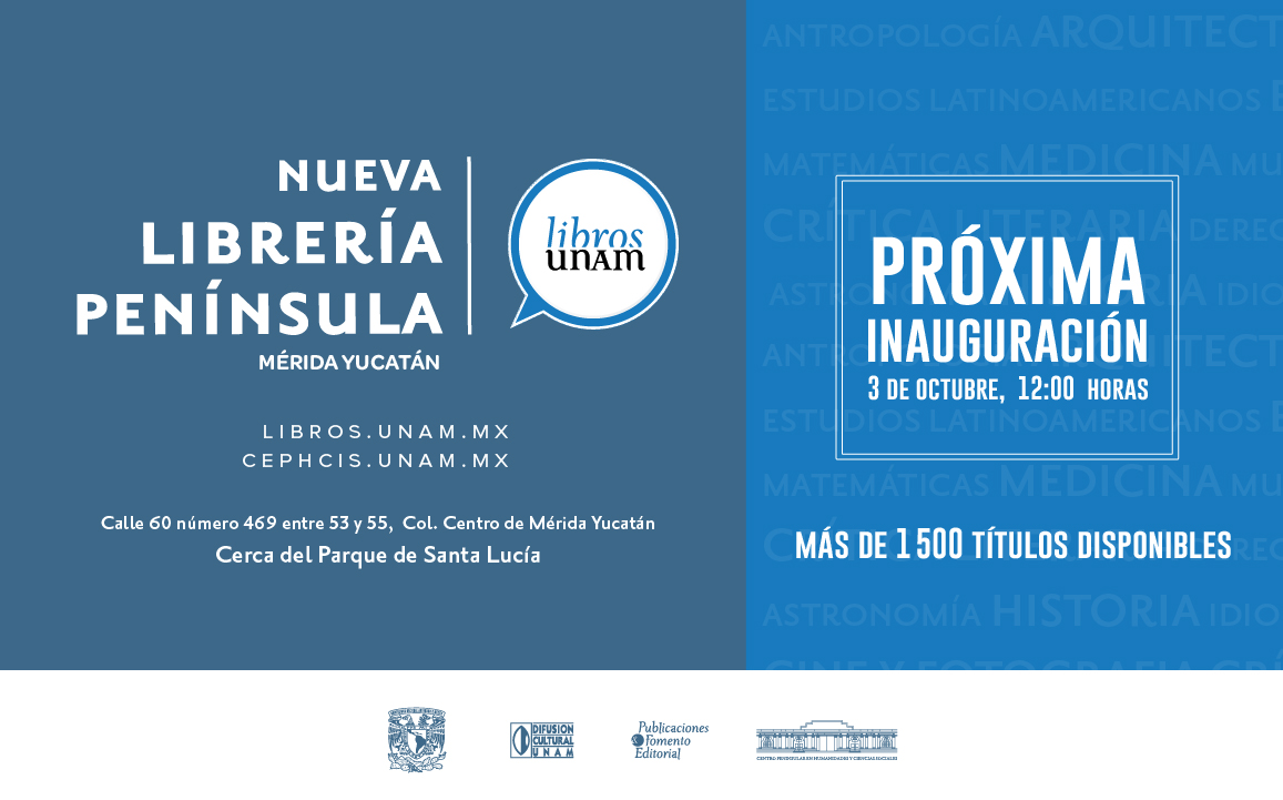 Inauguración de la Librería Península del Centro Peninsular en Humanidades y Ciencias Sociales de la UNAM